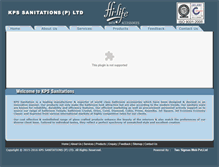 Tablet Screenshot of kpssanitation.com